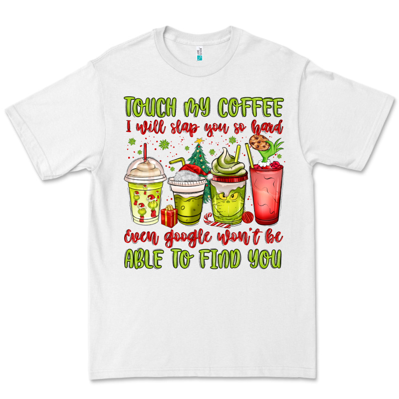 Christmas Characters Coffee Cups Premium Tee by MaliasSmallBusiness | Teevron