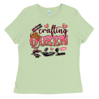 Matcha crafting queen Ladies Tee - NancyCooperArtShop