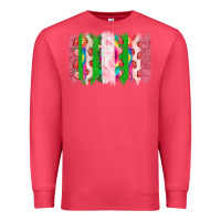 Cardinal summer brushstrokes Premium Sweatshirt - CowhideDigitalArt