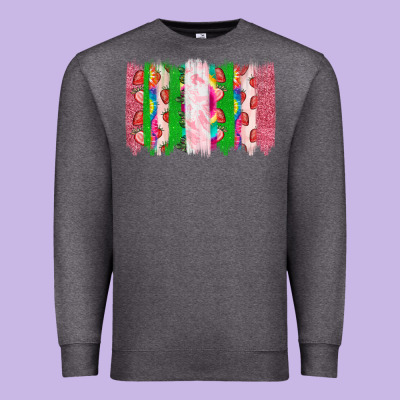 Summer Brushstrokes Premium Sweatshirt Designed By Cowhidedigitalart