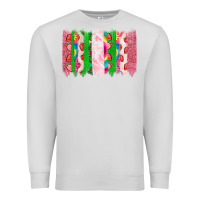 Dove Grey summer brushstrokes Premium Sweatshirt - CowhideDigitalArt