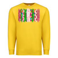 Lemon summer brushstrokes Premium Sweatshirt - CowhideDigitalArt