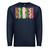 Navy summer brushstrokes Premium Sweatshirt - CowhideDigitalArt