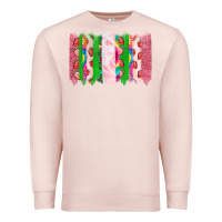 Pale Pink summer brushstrokes Premium Sweatshirt - CowhideDigitalArt