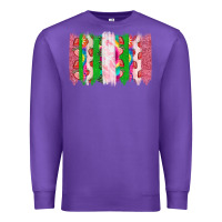 Purple summer brushstrokes Premium Sweatshirt - CowhideDigitalArt