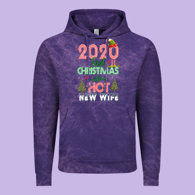 2020 First Christmas With My Hot New Wife Vintage Hoodie Designed By Bettercallsaul