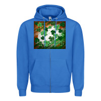 True Royal St. patricks day Zipper Hoodie - FaDigitalArtStudio