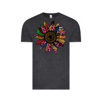 Vintage Black Cheetah Christmas Sunflower Vintage Tee - Bettercallsaul