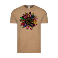 Vintage Coffee Cheetah Christmas Sunflower Vintage Tee - Bettercallsaul