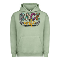 Pigment Oil Green race wife Urban Hoodie - Artiststas