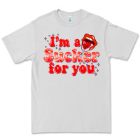 Dove Grey im a sucker for you valentines the day Premium Tee - NancyCooperArtShop