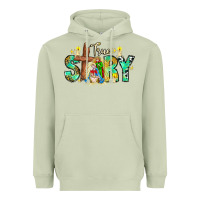 Matcha True Story Heavyweight Hoodie - CowhideDigitalArt
