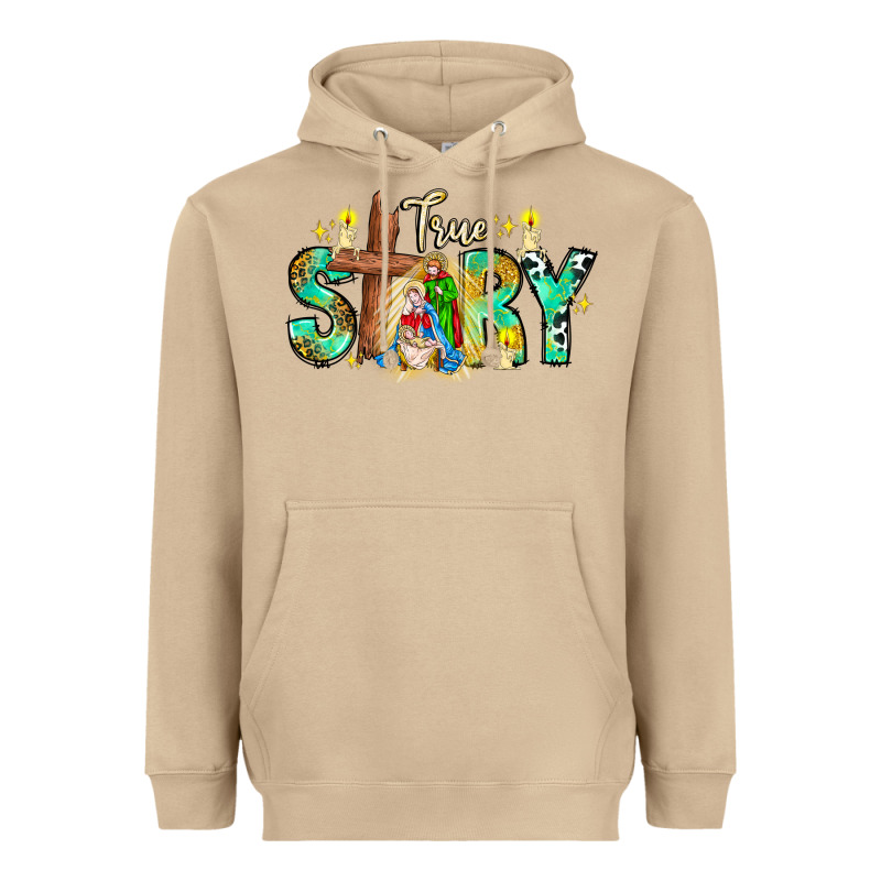True Story Heavyweight Hoodie by CowhideDigitalArt | Teevron
