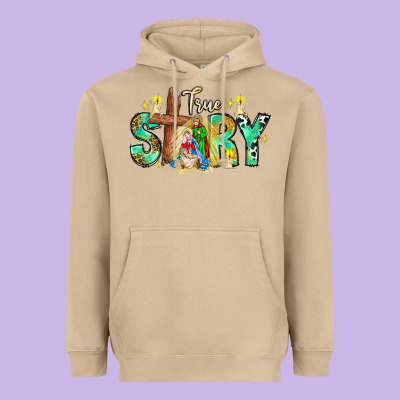 True Story Heavyweight Hoodie Designed By Cowhidedigitalart