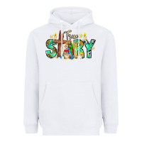 White True Story Heavyweight Hoodie - CowhideDigitalArt