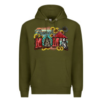 Army Green Ranch mama Motthaer's Day Premium Hoodie - FaDigitalArtStudio