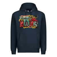 Navy Ranch mama Motthaer's Day Premium Hoodie - FaDigitalArtStudio