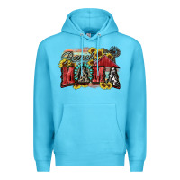 Ocean Blue Ranch mama Motthaer's Day Premium Hoodie - FaDigitalArtStudio