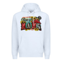 White Ranch mama Motthaer's Day Premium Hoodie - FaDigitalArtStudio
