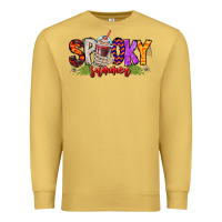 Antique Gold spooky summer vibes Premium Sweatshirt - CowhideDigitalArt