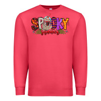 Cardinal spooky summer vibes Premium Sweatshirt - CowhideDigitalArt