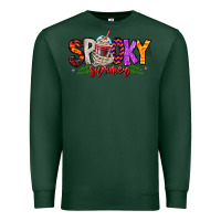 Sports Green spooky summer vibes Premium Sweatshirt - CowhideDigitalArt