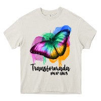 Cream transformada por dios Heavy Core Tee - JahusDesignShop