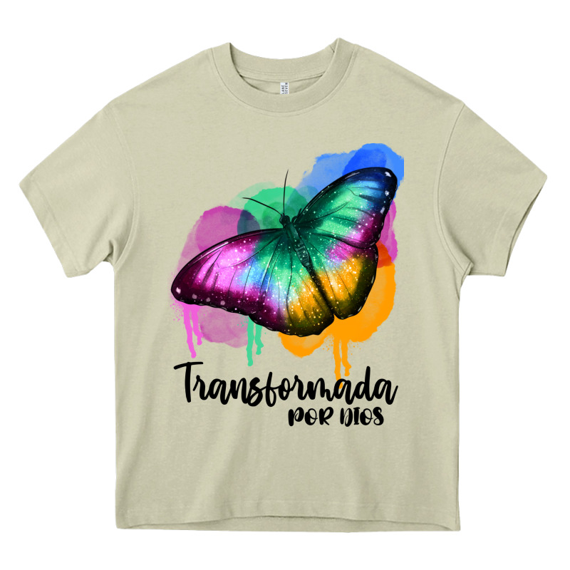 Transformada Por Dios Heavy Core Tee by JahusDesignShop | Teevron