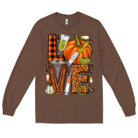 Chestnut Fall Nurse love Long Sleeve Tee - NancyCooperArtShop