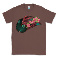 Chestnut leopard flowers cowboy hat Classic Tee - Jasminsmagicworld
