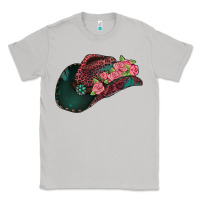 Moon Dust leopard flowers cowboy hat Classic Tee - Jasminsmagicworld