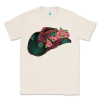 Natural leopard flowers cowboy hat Classic Tee - Jasminsmagicworld