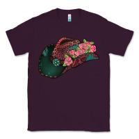 Plum leopard flowers cowboy hat Classic Tee - Jasminsmagicworld