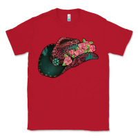 Red leopard flowers cowboy hat Classic Tee - Jasminsmagicworld