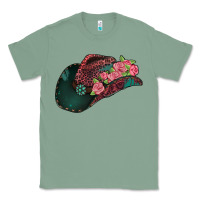Sage leopard flowers cowboy hat Classic Tee - Jasminsmagicworld