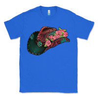 True Royal leopard flowers cowboy hat Classic Tee - Jasminsmagicworld