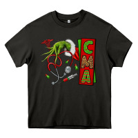 Asphalt grinch hand cma nurse Heavy Core Tee - NancyCooperArtShop