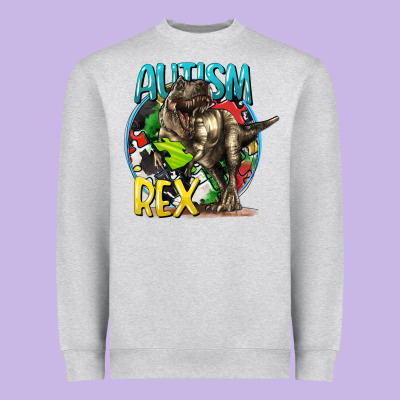 Autism Rex Heavyweight Sweatshirt Designed By Cowgirlartshop