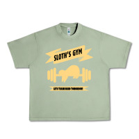 Oil Green Sloth s Gym Urban Heavy Tee - Bettercallsaul