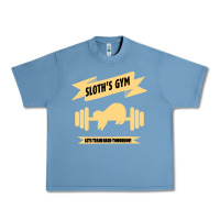 Pebble Blue Sloth s Gym Urban Heavy Tee - Bettercallsaul