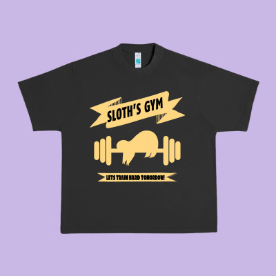 Sloth S Gym Urban Heavy Tee Designed By Bettercallsaul