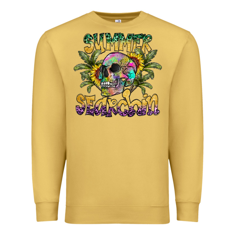 Summer Searchin Premium Sweatshirt by CowhideDigitalArt | Teevron