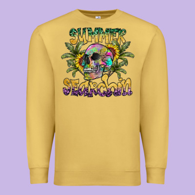 Summer Searchin Premium Sweatshirt Designed By Cowhidedigitalart