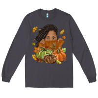 Smoke Fall with black girl Long Sleeve Tee - NancyCooperArtShop
