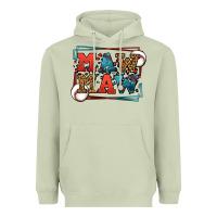 Matcha Baseball mawmaw leopard frame Heavyweight Hoodie - LillyAllenDesigns
