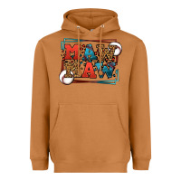 Meerkat Baseball mawmaw leopard frame Heavyweight Hoodie - LillyAllenDesigns