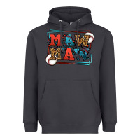 Smoke Baseball mawmaw leopard frame Heavyweight Hoodie - LillyAllenDesigns