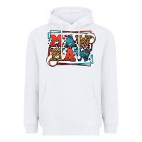 White Baseball mawmaw leopard frame Heavyweight Hoodie - LillyAllenDesigns