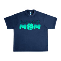 Navy Volleyball Mom Urban Heavy Tee - Bettercallsaul