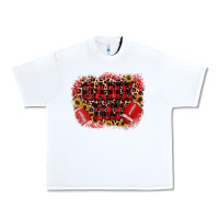 White game day football Urban Heavy Tee - JahusDesignShop
